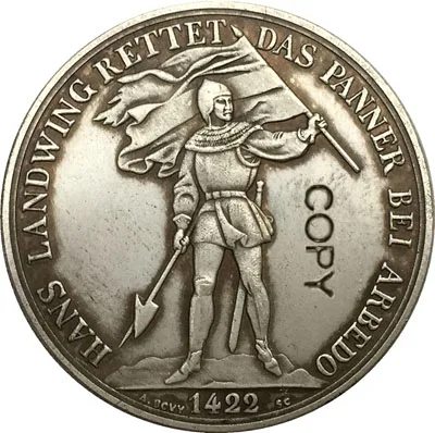 Швейцария 5 Франкен фестиваль съемки 1869 монет копия 
Швейцария 5 Франкен фестиваль съемки 1869 монет копия