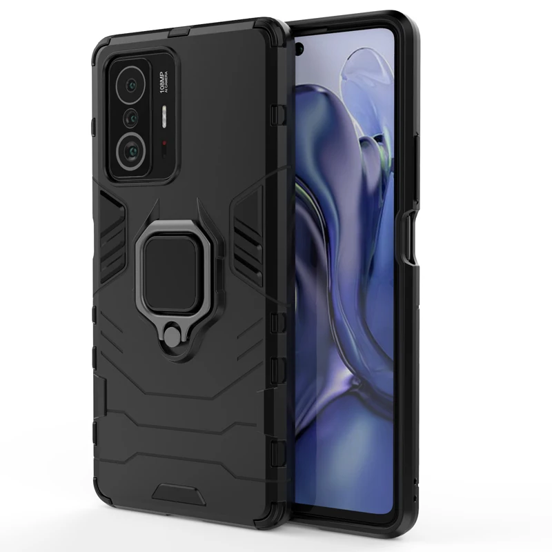 For Xiaomi 11T Pro Case Hard PC Phone Shell with Ring Cover with the Kickstand For Xiaomi 11T Funda For Mi 10T
For Xiaomi 11T Pro Case Hard PC Phone Shell with Ring Cover with the Kickstand For Xiaomi 11T Funda For Mi 10T
