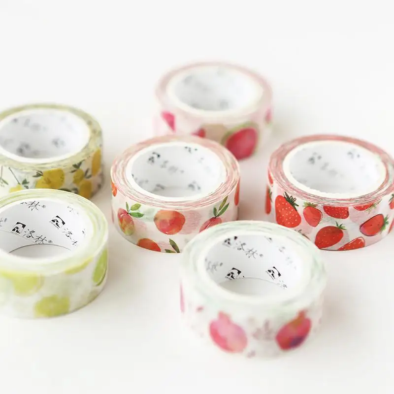 Tape 15mm*7m Summer Cool Fruit Japanese Masking Tape Decorative Adhesive Tape Scrapbooking Sticker Label Stationery
Tape 15mm*7m Summer Cool Fruit Japanese Masking Tape Decorative Adhesive Tape Scrapbooking Sticker Label Stationery