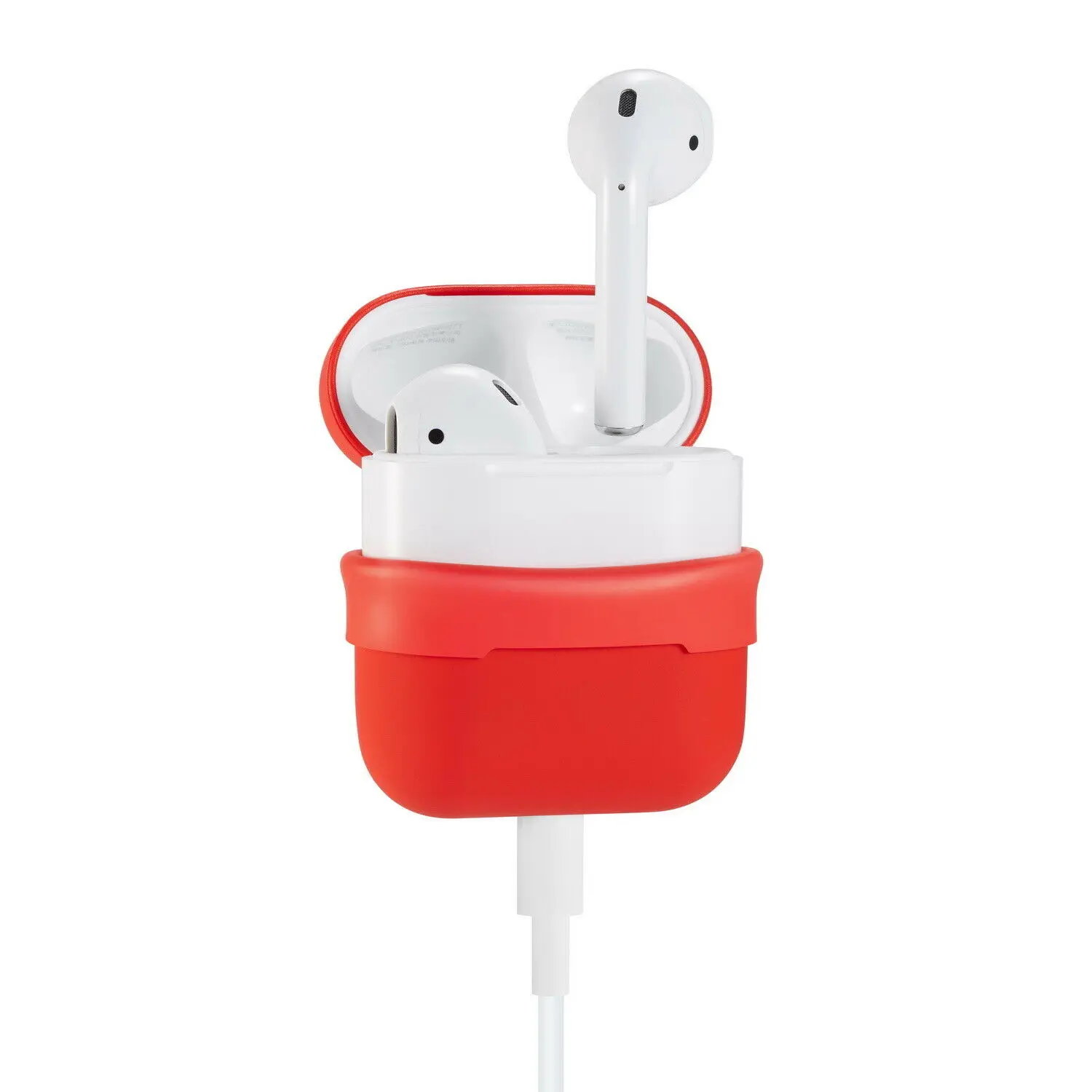 Soft Silicone Case Cover Skin Holder Bumper for Apple Airpods Accessory Charging
Soft Silicone Case Cover Skin Holder Bumper for Apple Airpods Accessory Charging