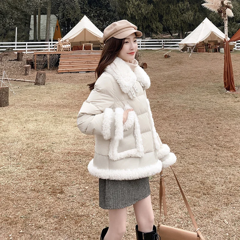 Winter 2020 New Female Big Pocket Faux Fur Coats Lamb Wool Short Ladies Clothes Fashion Casual Thickened Warm Women jacket W85
Winter 2020 New Female Big Pocket Faux Fur Coats Lamb Wool Short Ladies Clothes Fashion Casual Thickened Warm Women jacket W85
