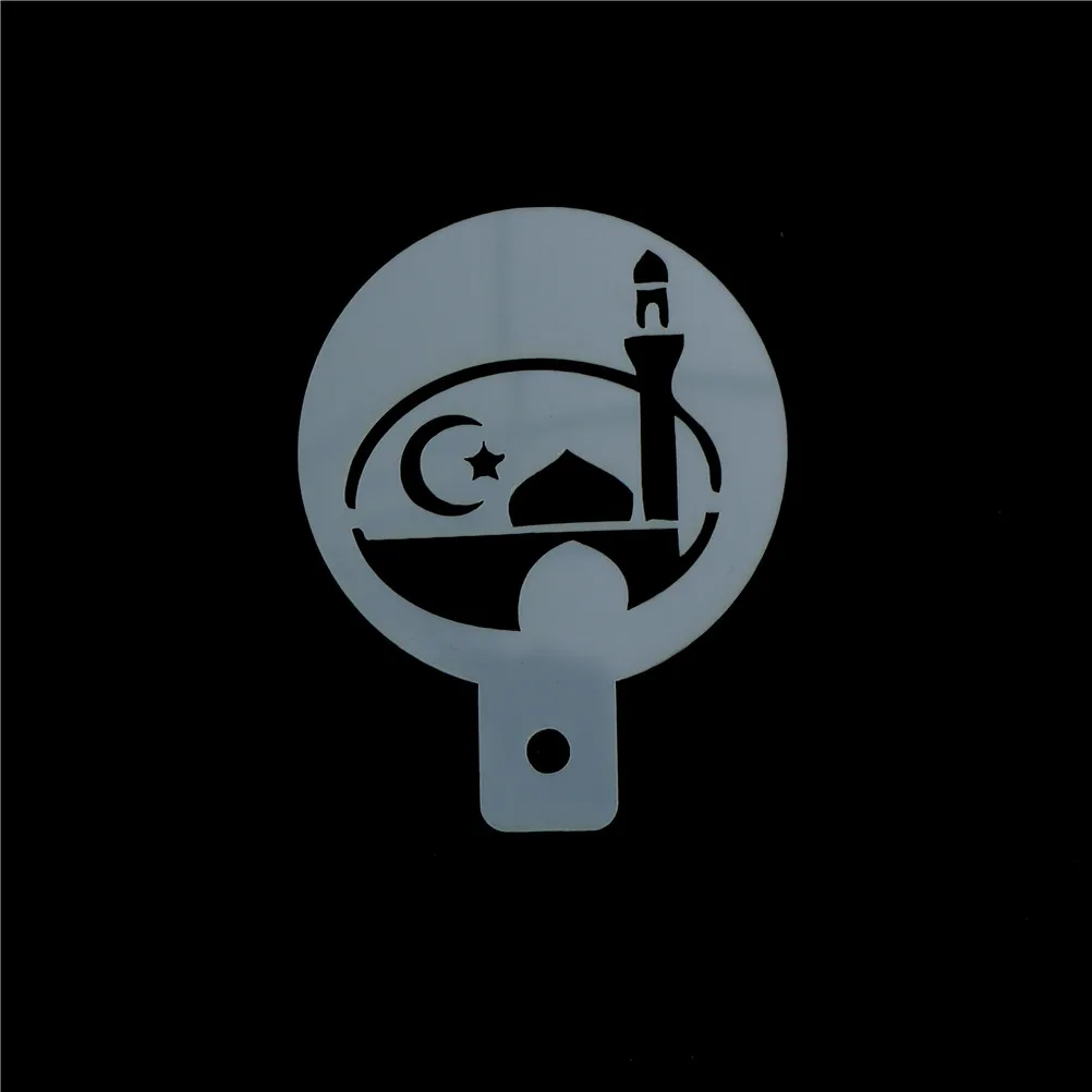 8pcs/set White Plastic Coffee Printing Template Spray Stencil Eid Mubarak Ramadan Fondant Cake Biscuits Decoration Tools 
8pcs/set White Plastic Coffee Printing Template Spray Stencil Eid Mubarak Ramadan Fondant Cake Biscuits Decoration Tools