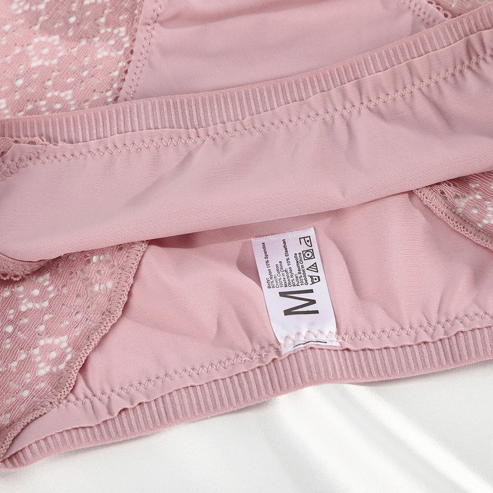 LEVAO Women Luxury Sexy Lace Panties Floral Transparent Cotton Breathable Briefs Underwear Female Bragas Pretty Lingerie
LEVAO Women Luxury Sexy Lace Panties Floral Transparent Cotton Breathable Briefs Underwear Female Bragas Pretty Lingerie