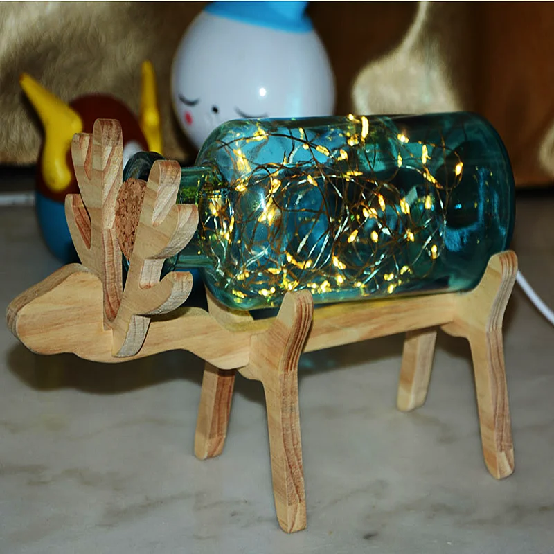 LED Night Lights Glass Bottle Led Lamp Gift Lampara Led Creative Lampe De Chevet Tree Silver Lantern Lighting Lamp 
LED Night Lights Glass Bottle Led Lamp Gift Lampara Led Creative Lampe De Chevet Tree Silver Lantern Lighting Lamp