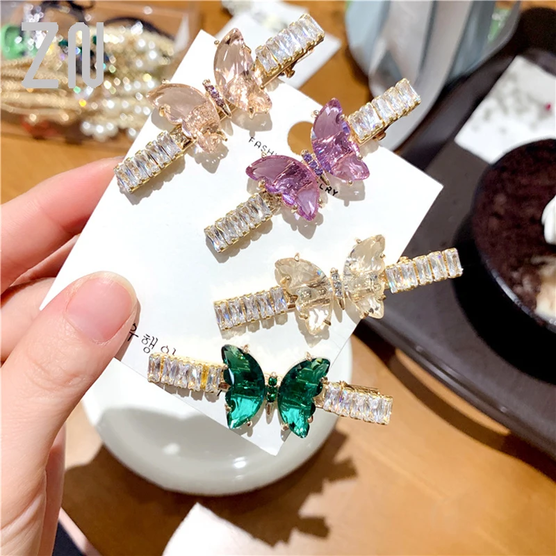 ZN New Butterfly Hair Clip Elegant Crystal Rhinestone Jewelry Bow Barrettes Hairpin Female Hair Accessories for Girls Women
ZN New Butterfly Hair Clip Elegant Crystal Rhinestone Jewelry Bow Barrettes Hairpin Female Hair Accessories for Girls Women