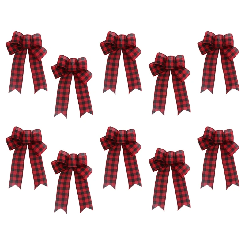 10 Pcs Christmas Burlap Bows Handmade Christmas Bowknot Decorative for Xmas Tree Hanging Ornament Festival Holiday Party
10 Pcs Christmas Burlap Bows Handmade Christmas Bowknot Decorative for Xmas Tree Hanging Ornament Festival Holiday Party