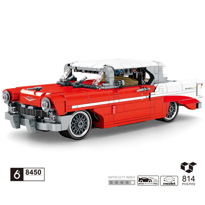 technical america classic Vintage car building block Cadillac bricks model pull back vehicle toys collection for boys gifts
technical america classic Vintage car building block Cadillac bricks model pull back vehicle toys collection for boys gifts