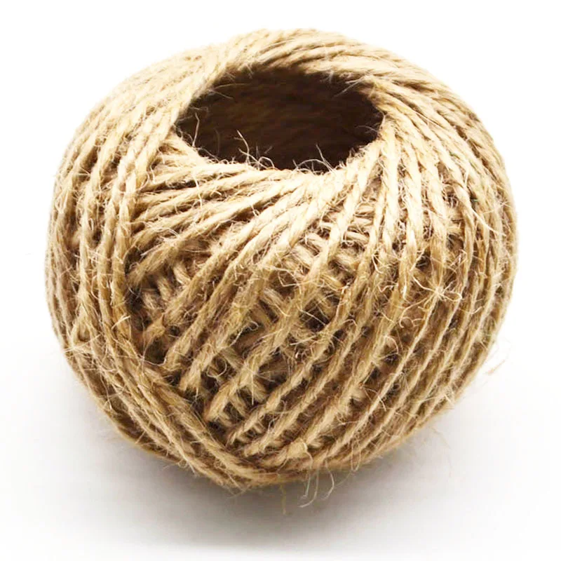 30M2 layer natural linen hessian hemp rope rope gift wrapping rope Christmas events and party supplies 
30M2 layer natural linen hessian hemp rope rope gift wrapping rope Christmas events and party supplies