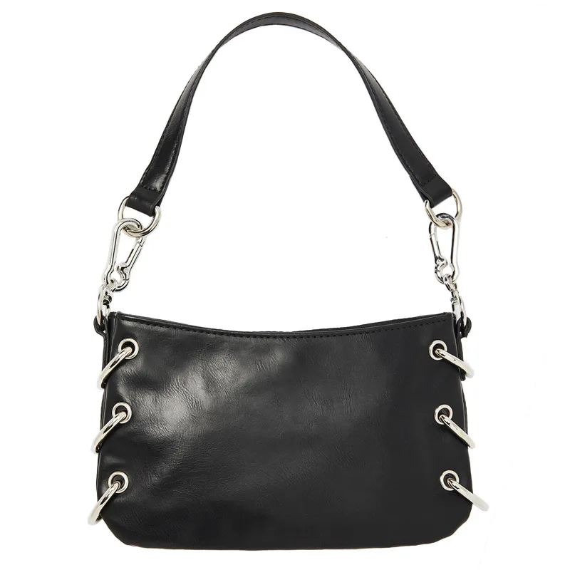 2021 New Baguette Bag Niche Bag Retro Perforated Detachable Autumn And Winter Ring Punk Soft Leather Armpit Shoulder Bag
2021 New Baguette Bag Niche Bag Retro Perforated Detachable Autumn And Winter Ring Punk Soft Leather Armpit Shoulder Bag