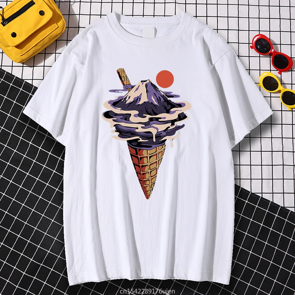 Kohpweran Vintage Funny Crewneck Flavor Ice Cream Print Womens T-Shirt Summer Tee Clothes Summer Loose Tops Women Clothing 
Kohpweran Vintage Funny Crewneck Flavor Ice Cream Print Womens T-Shirt Summer Tee Clothes Summer Loose Tops Women Clothing