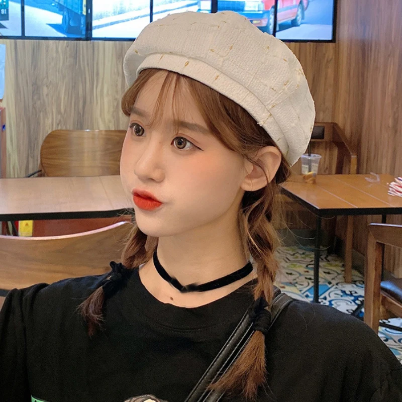 Berets for Women Vintage Artist Painter Octagonal Hat Ladies Cute Sweet Spring Autumn Plaid Beret Hat Female Women Berets
Berets for Women Vintage Artist Painter Octagonal Hat Ladies Cute Sweet Spring Autumn Plaid Beret Hat Female Women Berets