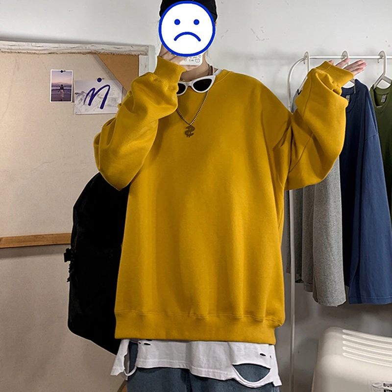 Men Harajuku Hoodies Sweatshirts Oversized 2021 Men Streetwear O Neck Black Loose Hoodie Tops Male Hiphop Winter Basic Hoodies
Men Harajuku Hoodies Sweatshirts Oversized 2021 Men Streetwear O Neck Black Loose Hoodie Tops Male Hiphop Winter Basic Hoodies