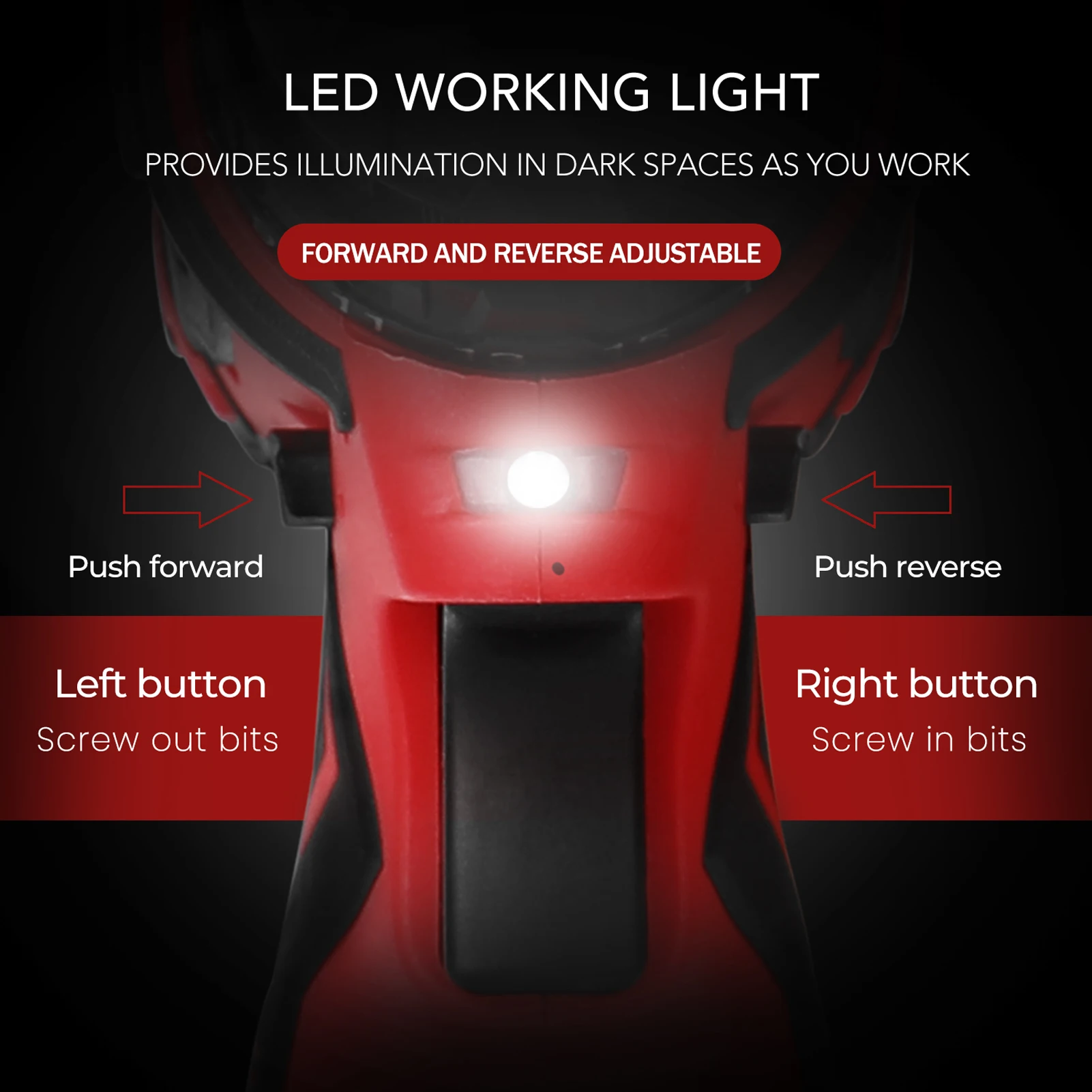 18V Multifunctional Electric Drill Cordless Screwdriver Lithium Battery Wireless Rechargeable Mini Drills Brush Motor Power Tool
18V Multifunctional Electric Drill Cordless Screwdriver Lithium Battery Wireless Rechargeable Mini Drills Brush Motor Power Tool