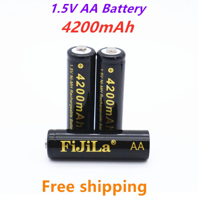 2021 lot AA 4200mAh rechargeable battery 1.5V Alkaline Rechargeable batery for led light toy mp3 + Free shipping
2021 lot AA 4200mAh rechargeable battery 1.5V Alkaline Rechargeable batery for led light toy mp3 + Free shipping
