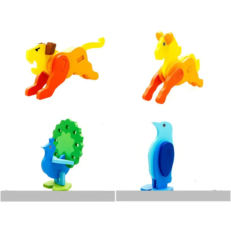 Wooden color 3D animals puzzle toys Children Jigsaw Puzzles Kids Wood educational puzzle Montessori Classic Models Building Toys
Wooden color 3D animals puzzle toys Children Jigsaw Puzzles Kids Wood educational puzzle Montessori Classic Models Building Toys