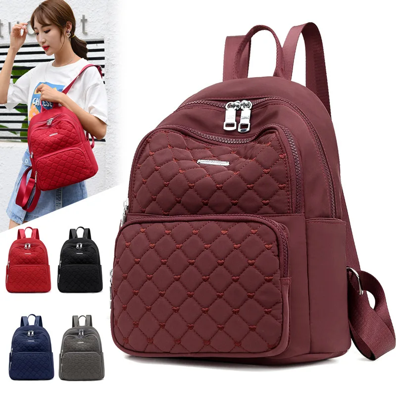 Повседневный модный нейлоновый рюкзак, женская сумка с вышивкой из ниток, вместительный женский ранец, дорожная школьная сумка
Повседневный модный нейлоновый рюкзак, женская сумка с вышивкой из ниток, вместительный женский ранец, дорожная школьная сумка