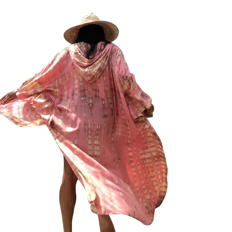 Summer 2021 Bohemian Printed Women Beach Dress Hooded Long Batwing Sleeve Split Plus Size Street Wear Blouse Shirt D73
Summer 2021 Bohemian Printed Women Beach Dress Hooded Long Batwing Sleeve Split Plus Size Street Wear Blouse Shirt D73