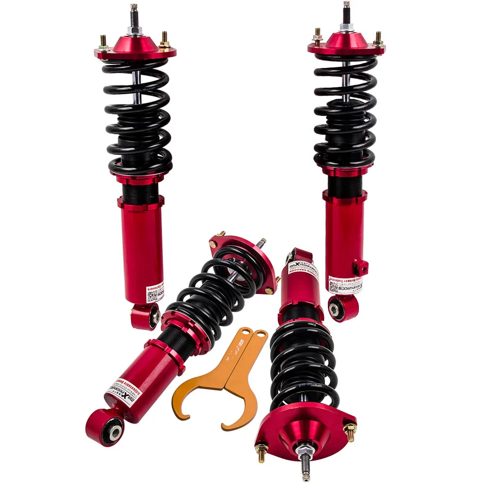 MaXpeedingrods Coilover Suspension Kit for Mazda Miata MX5 NA NB 1990-2005 24 Ways Adj. Damper
MaXpeedingrods Coilover Suspension Kit for Mazda Miata MX5 NA NB 1990-2005 24 Ways Adj. Damper