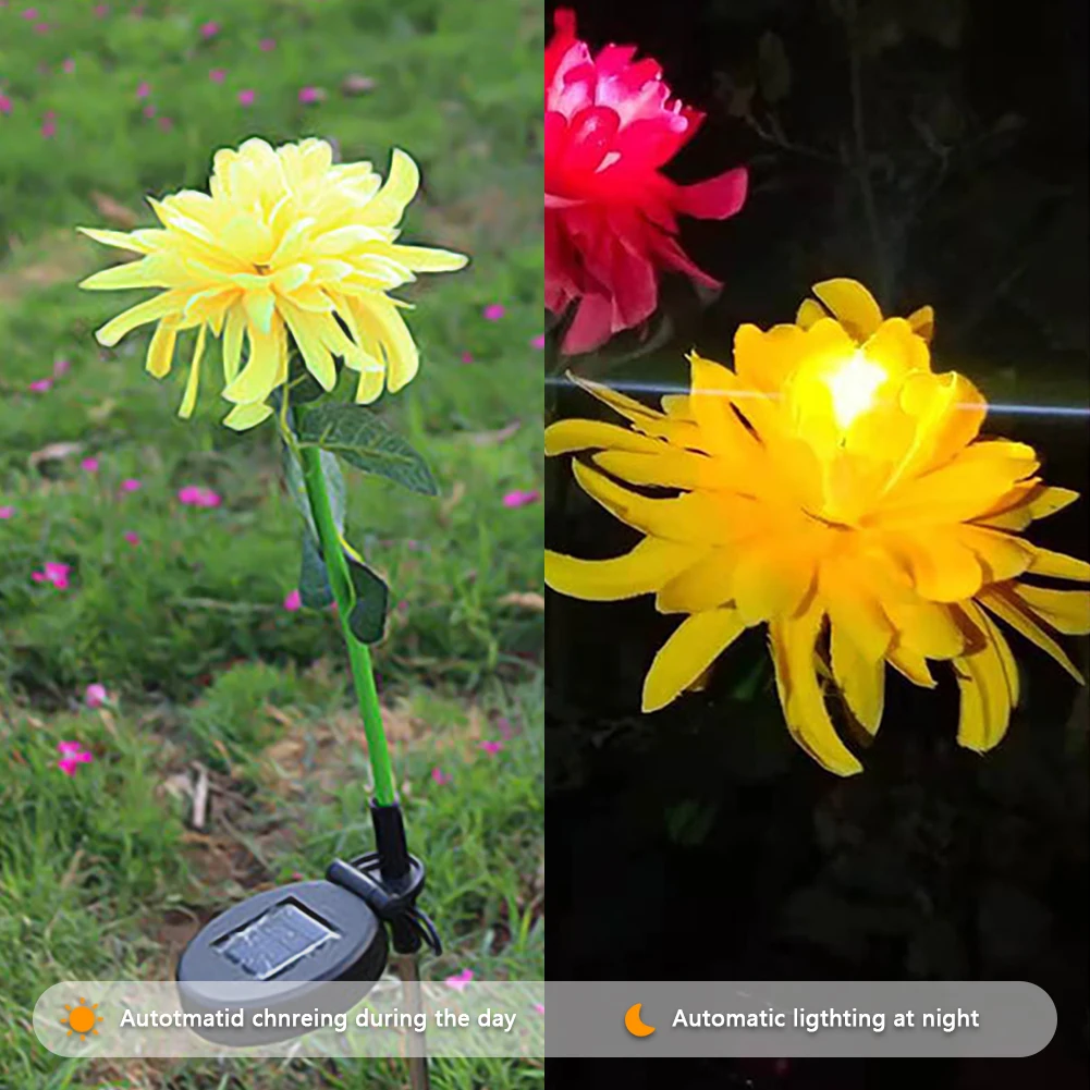4 шт., декоративные хризантемы на солнечной батарее
4 шт., декоративные хризантемы на солнечной батарее
