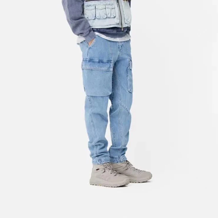High Quality Trousers Jeans Men Women Darted patch pockets Kith DENIMS classic Pants
High Quality Trousers Jeans Men Women Darted patch pockets Kith DENIMS classic Pants