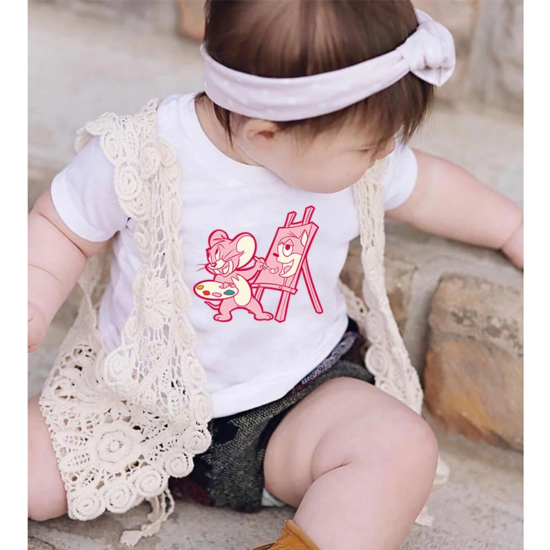 Unisex Summer Children's Clothing Cute Cartoon Boys And Girls T-shirt Aesthetics Fun Kids Tops Round Neck White Short Sleeve Tee
Unisex Summer Children's Clothing Cute Cartoon Boys And Girls T-shirt Aesthetics Fun Kids Tops Round Neck White Short Sleeve Tee