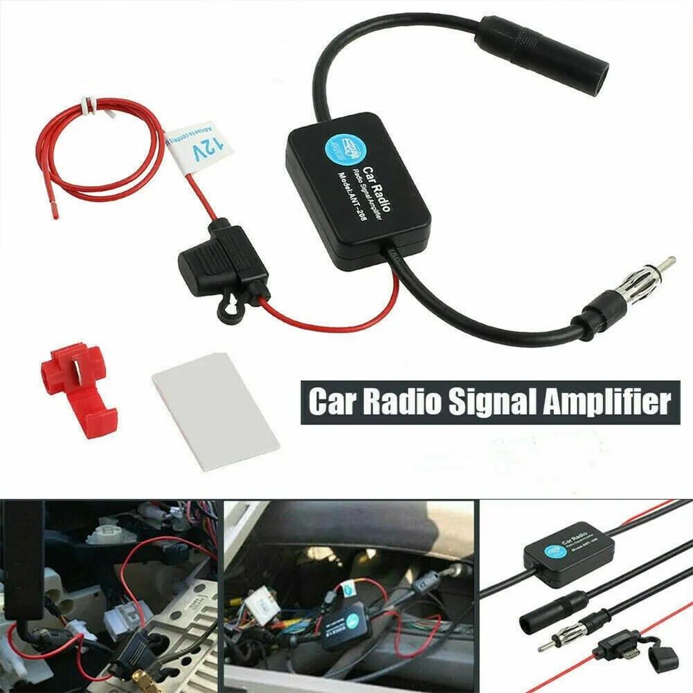 10-15V Car FM AM Radio Aerial Antenna Signal Reception Amp Amplifier Booster Universal Compatible With ALL AM+FM Stations
10-15V Car FM AM Radio Aerial Antenna Signal Reception Amp Amplifier Booster Universal Compatible With ALL AM+FM Stations
