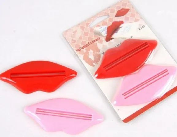 2PCS Reusable Sexy Lip Kiss Lip-Shaped Toothpaste Cream Squeezer Home Tube Rolling Holder Mini Bathroom Tools Wholeslae
2PCS Reusable Sexy Lip Kiss Lip-Shaped Toothpaste Cream Squeezer Home Tube Rolling Holder Mini Bathroom Tools Wholeslae