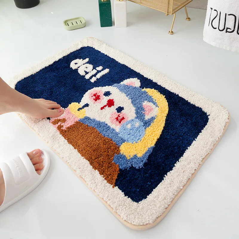 Cartoon Flocking Rug Celebrity Painting Series Floor Mats Kitchen Bedroom Bathing Absorbent Non-slip Door Mat Home Decor Carpet
Cartoon Flocking Rug Celebrity Painting Series Floor Mats Kitchen Bedroom Bathing Absorbent Non-slip Door Mat Home Decor Carpet
