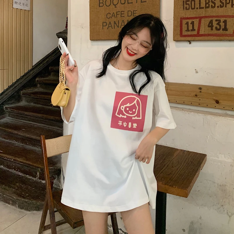 Short-Sleeved T-Shirts Women Clothing Summer New Korean Version of The Loose T Shirt Women Tops
Short-Sleeved T-Shirts Women Clothing Summer New Korean Version of The Loose T Shirt Women Tops