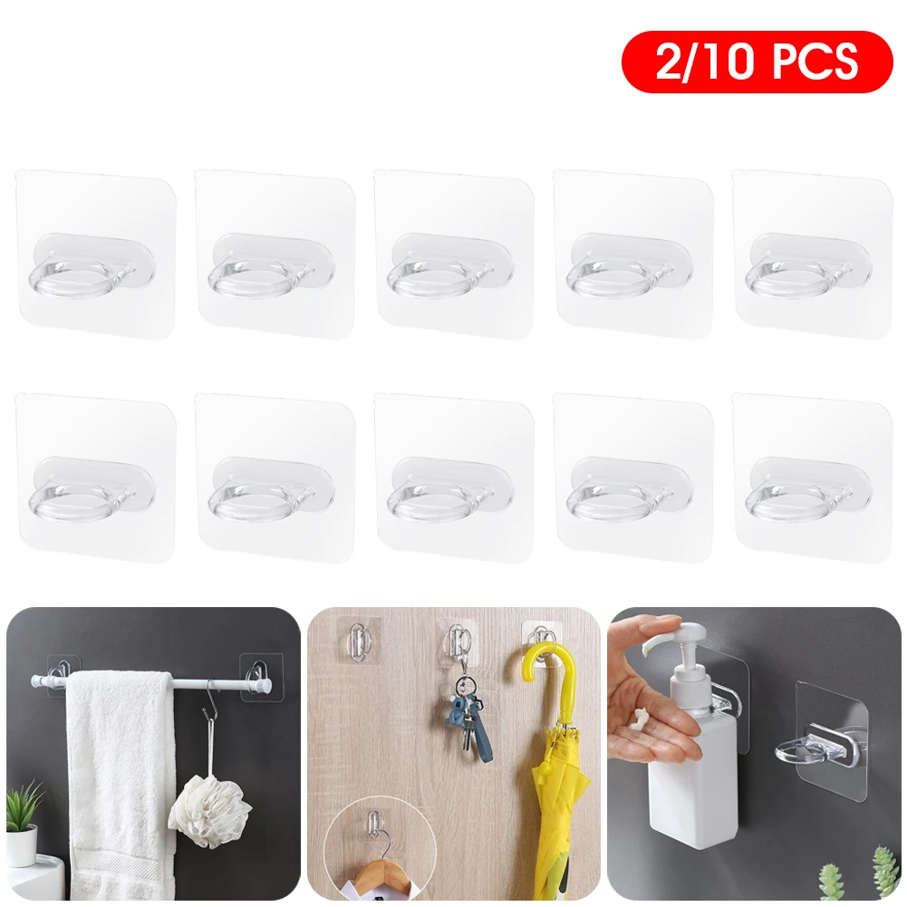 2pcs Multifunction Bathroom Adhesive Rack Holder Wall Storage For Body Wash Shampoo Bottle Wall Mounted Self Sticky Hooks
2pcs Multifunction Bathroom Adhesive Rack Holder Wall Storage For Body Wash Shampoo Bottle Wall Mounted Self Sticky Hooks