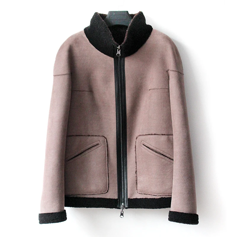 RUGEGE 2020 spring women's fur coat suede jacket faux fur coat windbreaker short coat large size new two-sided wear
RUGEGE 2020 spring women's fur coat suede jacket faux fur coat windbreaker short coat large size new two-sided wear
