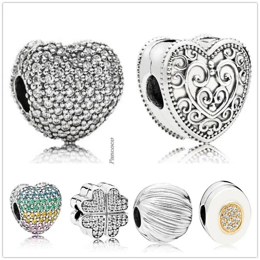 Authentic 925 Sterling Silver Heraldic Lace Enchanted Heart Clip Lock Stopper Charm Bead Fit Pandora Bracelet & Necklace Jewelry
Authentic 925 Sterling Silver Heraldic Lace Enchanted Heart Clip Lock Stopper Charm Bead Fit Pandora Bracelet & Necklace Jewelry