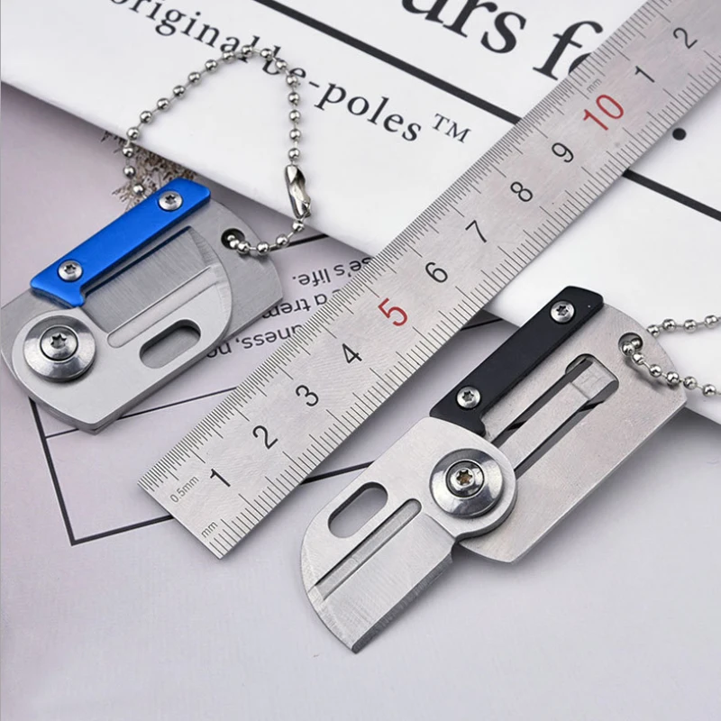 Multifunctional Mini Folding Knife Portable Camping Mini Peeler Keychain Survival Outdoor Tool pocket folding knife
Multifunctional Mini Folding Knife Portable Camping Mini Peeler Keychain Survival Outdoor Tool pocket folding knife