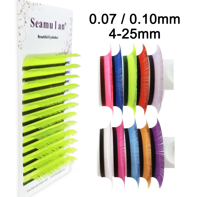 Green Yellow Pink Eyelashes Extension Colored Lashes Individual Eyelashes Mink Lashes Mix Length 8-13mm High Quality Eyelashes
Green Yellow Pink Eyelashes Extension Colored Lashes Individual Eyelashes Mink Lashes Mix Length 8-13mm High Quality Eyelashes