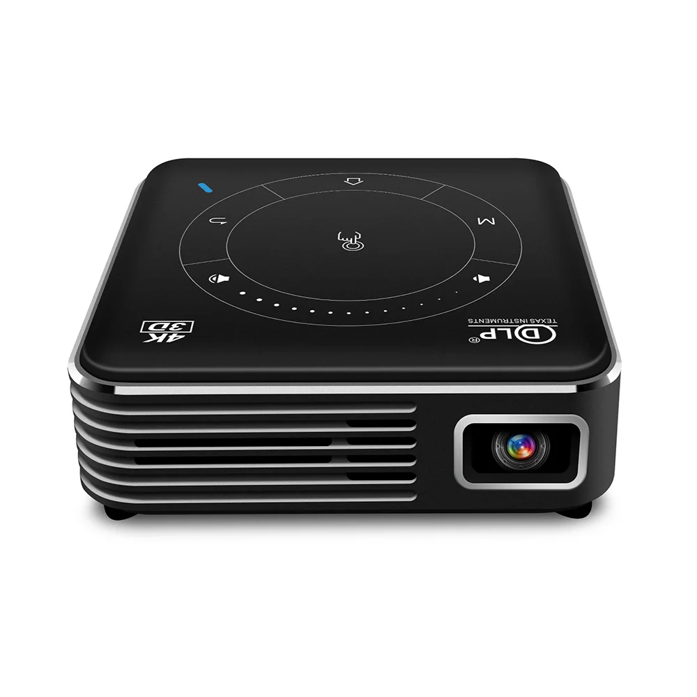 

P11 Portable DLP Mini Projector Android 9.0 4K 2GB 4GB DDR4 16GB 32GB ROM Beamer 3000mA Home Cinema 2.4G 5G WiFi LED Proyector