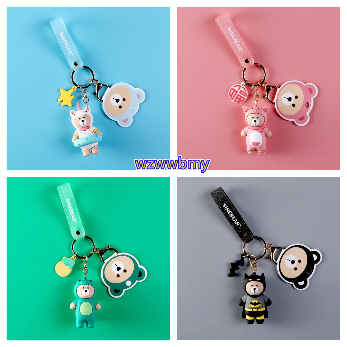 2021 Hotsell Key Chain Soft Plastic Bear Keychains Six Cololurs Cartoon Doll Cute Bear Bag Pendant Car Key Ring 
2021 Hotsell Key Chain Soft Plastic Bear Keychains Six Cololurs Cartoon Doll Cute Bear Bag Pendant Car Key Ring