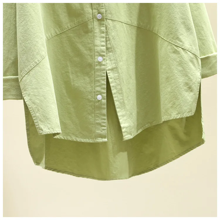 Cotton Long Sleeve Shirt Women 2021 Spring Summer New Korean Fashion Loose Casual Sunscreen Top Button Up Women Shirts
Cotton Long Sleeve Shirt Women 2021 Spring Summer New Korean Fashion Loose Casual Sunscreen Top Button Up Women Shirts