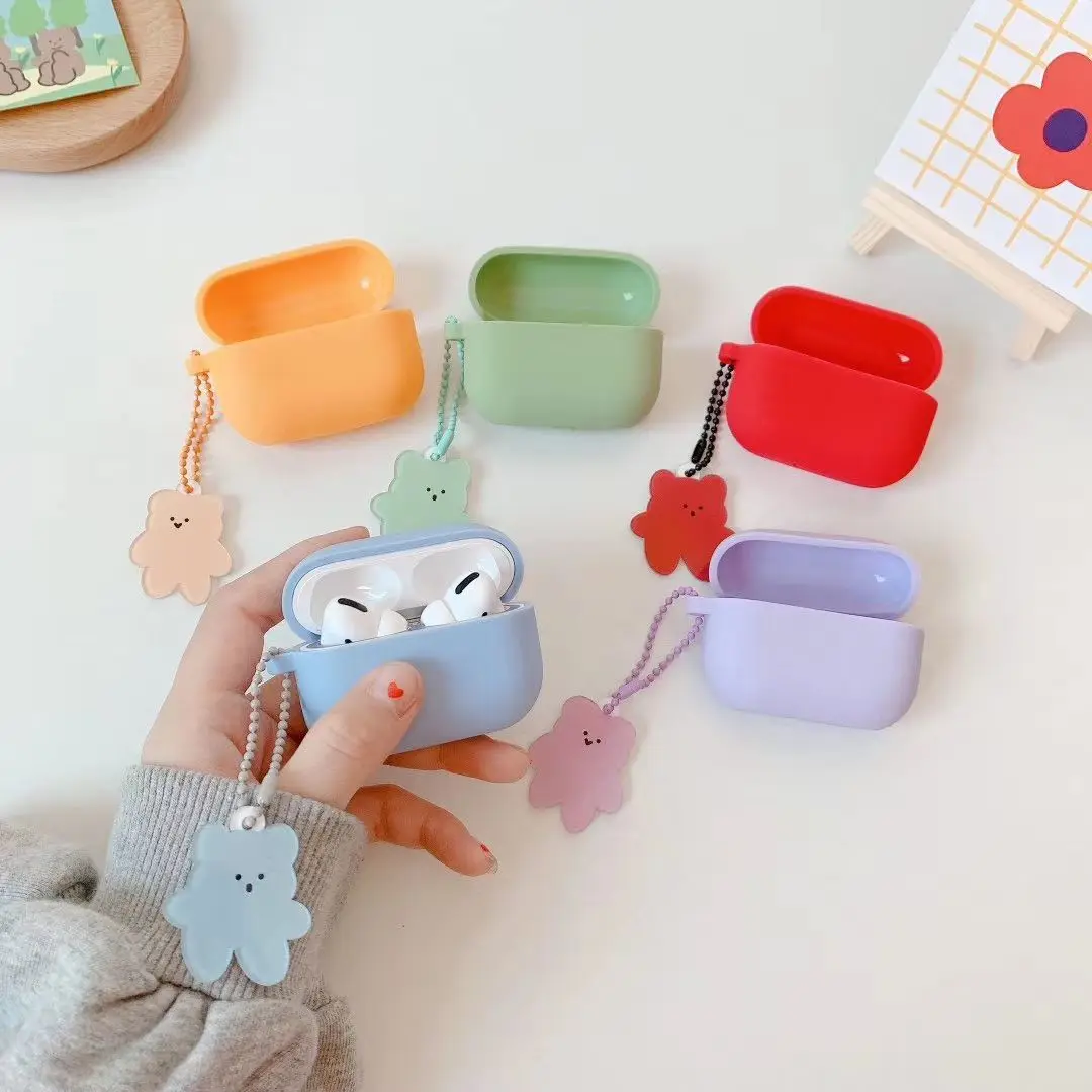 Cute Bear Decoration Case for Apple Airpods Case ornament Accessories Bluetooth Earphone Silicone Cover Key Ring
Cute Bear Decoration Case for Apple Airpods Case ornament Accessories Bluetooth Earphone Silicone Cover Key Ring