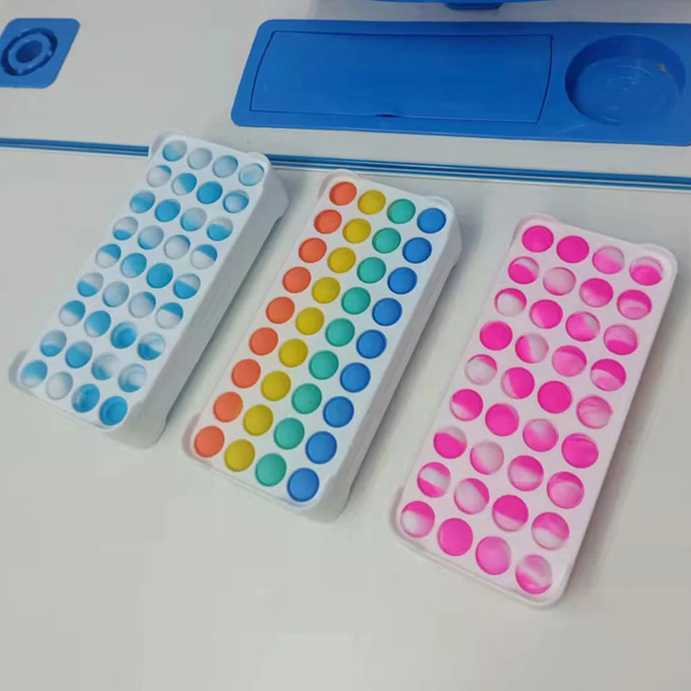 Silicone Pencil Case Rectangular Press Bubble Decompression Pencil Case Study Stationery Storage Bag School Supplies
Silicone Pencil Case Rectangular Press Bubble Decompression Pencil Case Study Stationery Storage Bag School Supplies