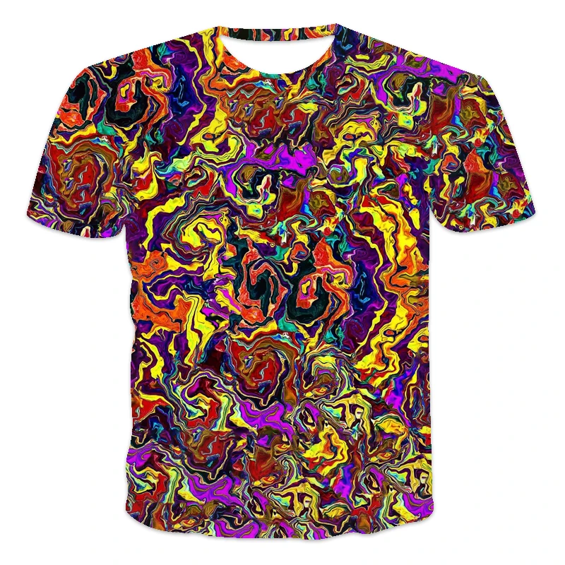 3D New Dynamic Pattern Printing Geometric Trend Men's and Women's Shirt Summer Harajuku Breathable Color Casual Men's T-shirt
3D New Dynamic Pattern Printing Geometric Trend Men's and Women's Shirt Summer Harajuku Breathable Color Casual Men's T-shirt