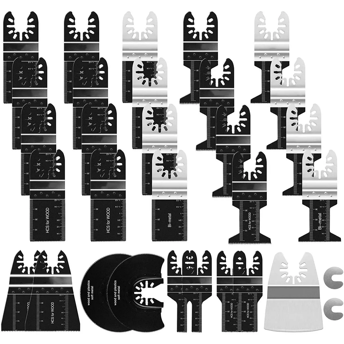 Multi-Function Saw Blade Oscillating Saw Blade Multitool Blades Set Universal Cutter Blade Renovator Power Tools Accessories 31
Multi-Function Saw Blade Oscillating Saw Blade Multitool Blades Set Universal Cutter Blade Renovator Power Tools Accessories 31