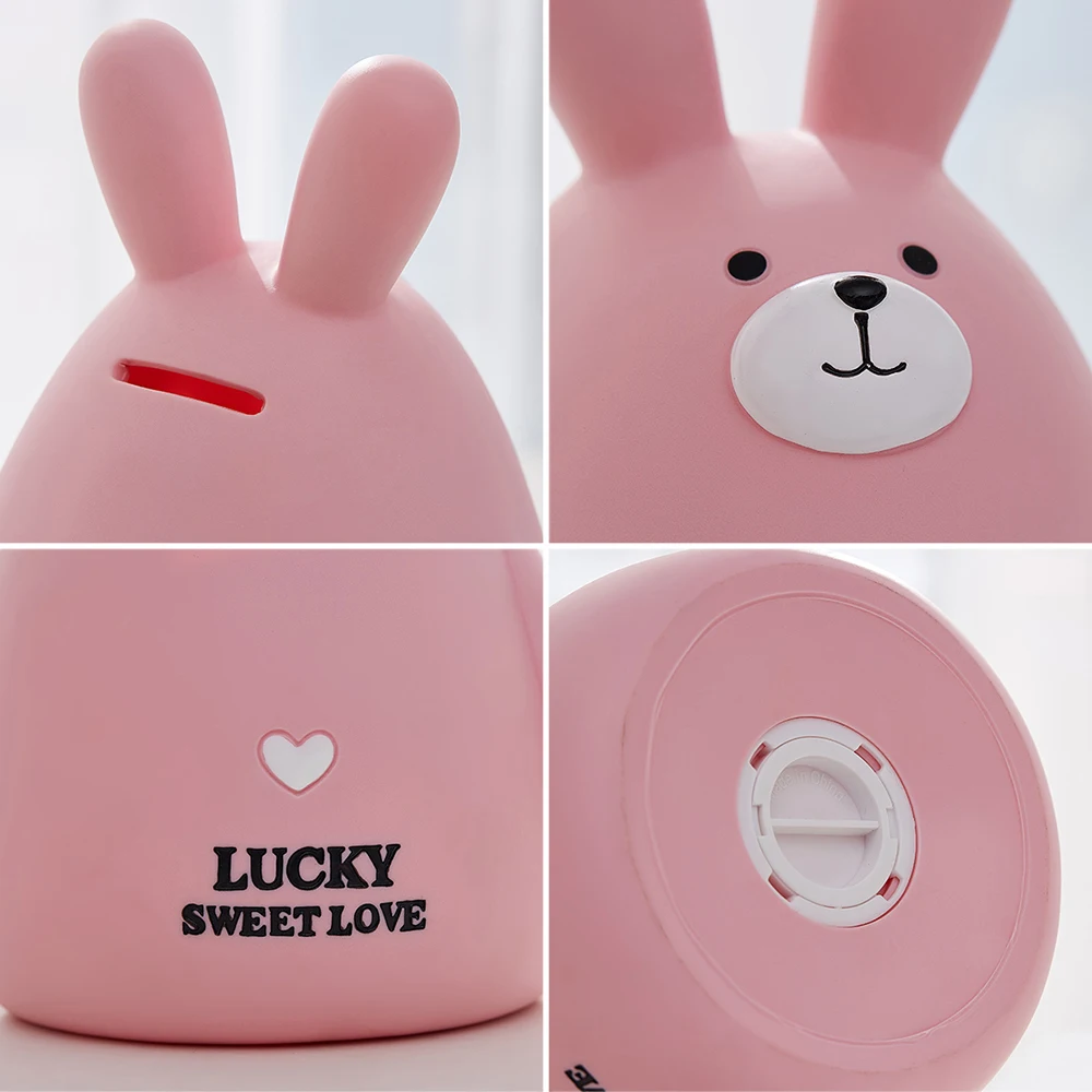 Bear rabbit piggy bank money plastic coin for attracting money jar coins money box large Savings box coins child Christmas gift
Bear rabbit piggy bank money plastic coin for attracting money jar coins money box large Savings box coins child Christmas gift