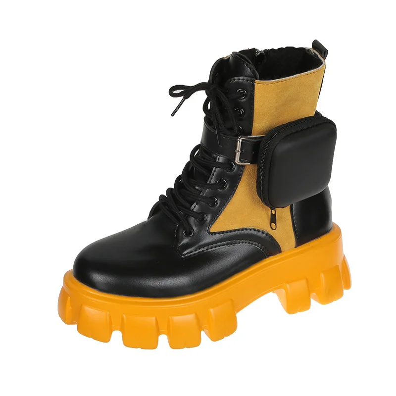 Women's Fashion Pocket Chunky Boots Platform Ankle Boots With Bag Plus Size 2020 winter shoes women
Women's Fashion Pocket Chunky Boots Platform Ankle Boots With Bag Plus Size 2020 winter shoes women