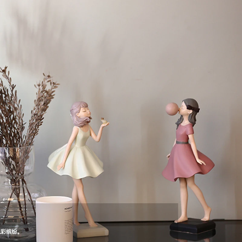 Cute Girl Resin Statue Sculpture Home Creative Living Room Decoration Crafts Decoration
Cute Girl Resin Statue Sculpture Home Creative Living Room Decoration Crafts Decoration