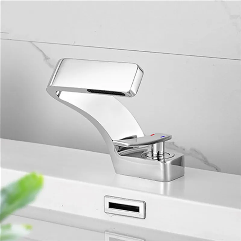 Bathroom Basin Faucets Brushed Gold Brass Sink Mixer Tap Hot & Cold Deck Mounted Nickel Lavatory Crane Tap Black Chrome White
Bathroom Basin Faucets Brushed Gold Brass Sink Mixer Tap Hot & Cold Deck Mounted Nickel Lavatory Crane Tap Black Chrome White