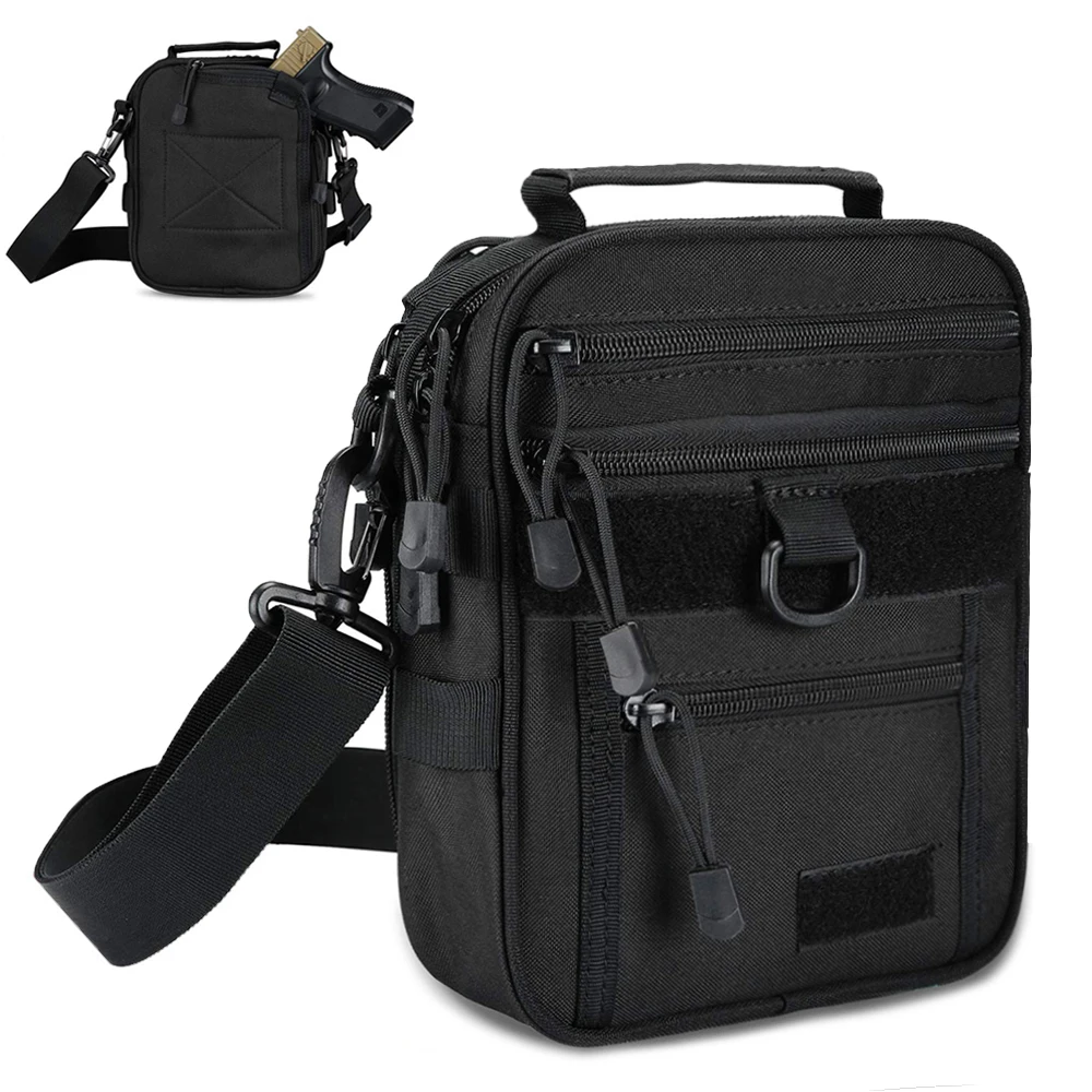 Tactical Gun Bag Pistol Carry Pouch Military Handgun Shoulder Sling Bag Gun Holster Pouch Messenger Bag Adjustable EDC Tool Pack
Tactical Gun Bag Pistol Carry Pouch Military Handgun Shoulder Sling Bag Gun Holster Pouch Messenger Bag Adjustable EDC Tool Pack