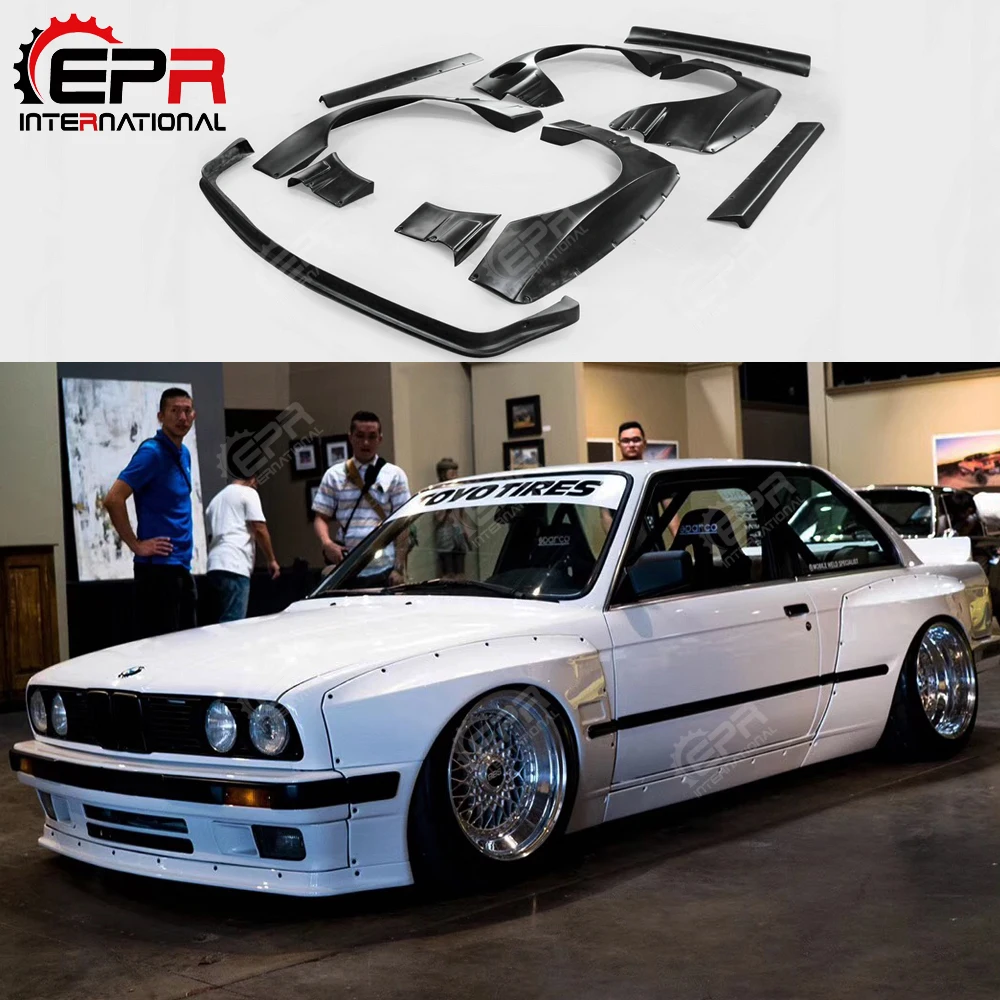 For BMW E30 FRP ROB Style Glass Fiber Wide Full Body Kit Racing Trim Front Splitter Lip Fender Wing Side Skirt For BMW 3 SERIES
For BMW E30 FRP ROB Style Glass Fiber Wide Full Body Kit Racing Trim Front Splitter Lip Fender Wing Side Skirt For BMW 3 SERIES