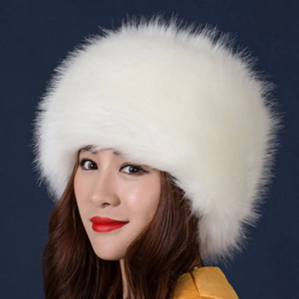 Women Ladies Luxury Faux Fur Snow Hat Russian Winter Warmer Ear Cap Ski Hat Adult Casual All-match Lovely Cap For Winter Outdoor
Women Ladies Luxury Faux Fur Snow Hat Russian Winter Warmer Ear Cap Ski Hat Adult Casual All-match Lovely Cap For Winter Outdoor