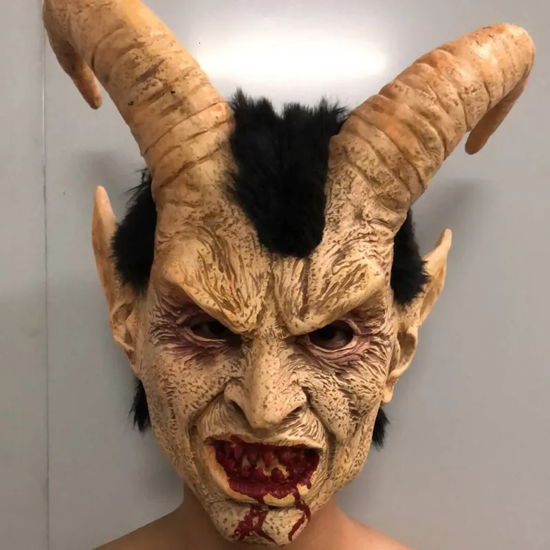 Scary Mask Demon Devil Lucifer Horn Latex Masks Halloween Movie Cosplay Decoration Festival Party Supply Props Adults Horrible
Scary Mask Demon Devil Lucifer Horn Latex Masks Halloween Movie Cosplay Decoration Festival Party Supply Props Adults Horrible