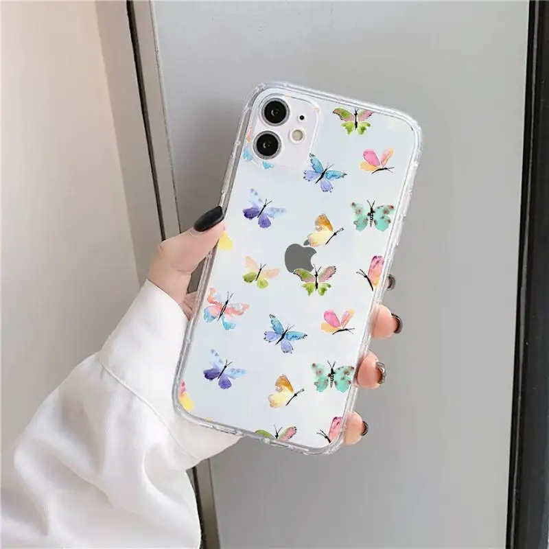 Butterfly fashion cute Phone Case Transparent for iPhone 11 12 mini pro XS MAX 8 7 6 6S Plus X 5S SE 2020 XR
Butterfly fashion cute Phone Case Transparent for iPhone 11 12 mini pro XS MAX 8 7 6 6S Plus X 5S SE 2020 XR